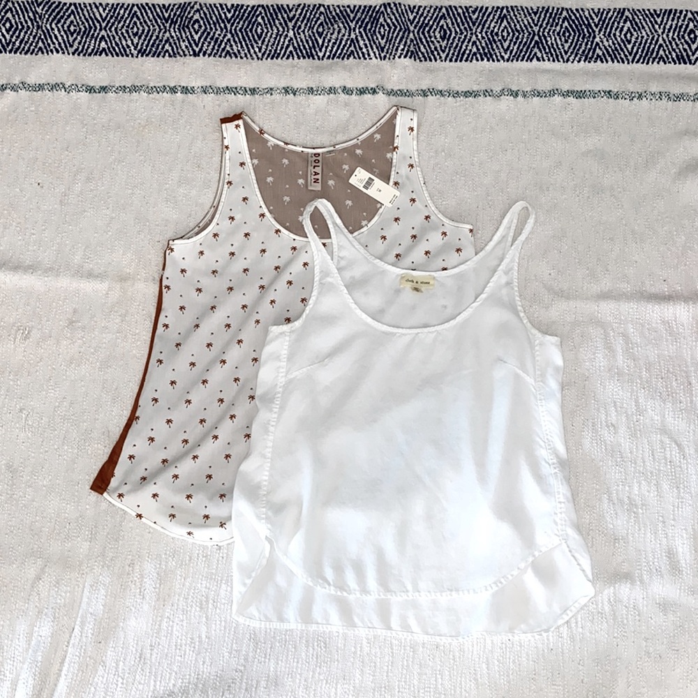 Anthropologie bundle tanks🤍🧡
